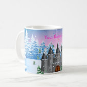 sprookjeskasteel Winter Koffiemok (Voorkant links)