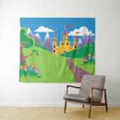 Sprookjeskasteelevenement of theaterachtergrond wandkleed (In Situ (horizontaal))