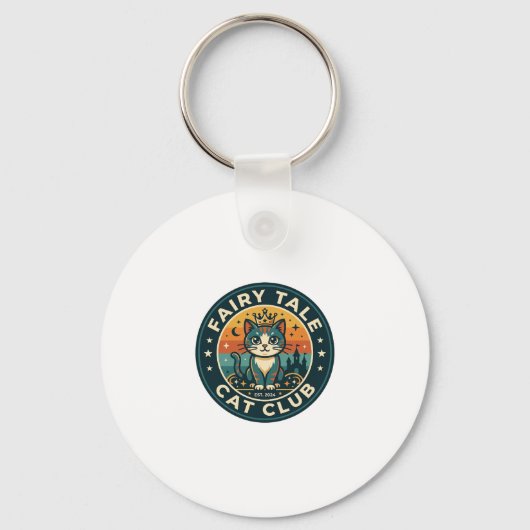 Sprookjeskat Cute Kitty-ontwerp - Sprookjeskat Sleutelhanger (Voorkant)