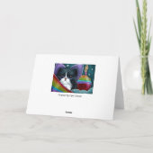 SPROOKJESKAT MET VERJAARDAG CUPCAKE PAS KAART AAN (Achterkant)