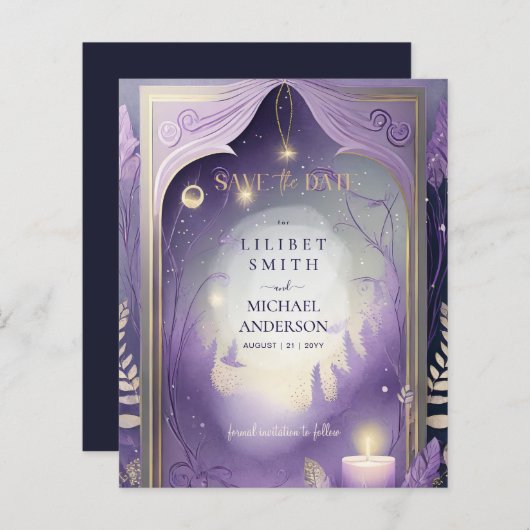 Sprookjeskern Sprookje Bewaar de Datum Betoverd Wo (Voorkant / Achterkant)