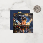 Sprookjeskerst Magisch Notitiekaartje (Voorkant / Achterkant in situ)