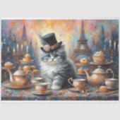 Sprookjeskitten Vintage Theesoiree Decoupage Tissuepapier (Voorkant)