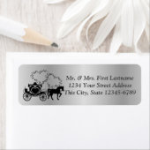 Sprookjeskoets en Harten Zilver Etiket (Insitu)