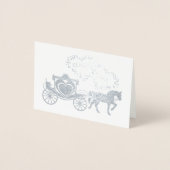 Sprookjeskoets Happily Ever After Dank je wel Folie Kaarten (Voorkant)