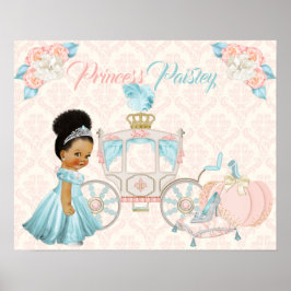 Sprookjeskoets Prinses Persoonlijke Kinderkamer Poster