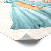 Sprookjeskoets Prinses Persoonlijke Kinderkamer Poster (Hoek)
