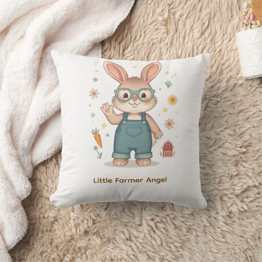 Sprookjeskonijn Met Bril Babykussen Kussen (Deken)