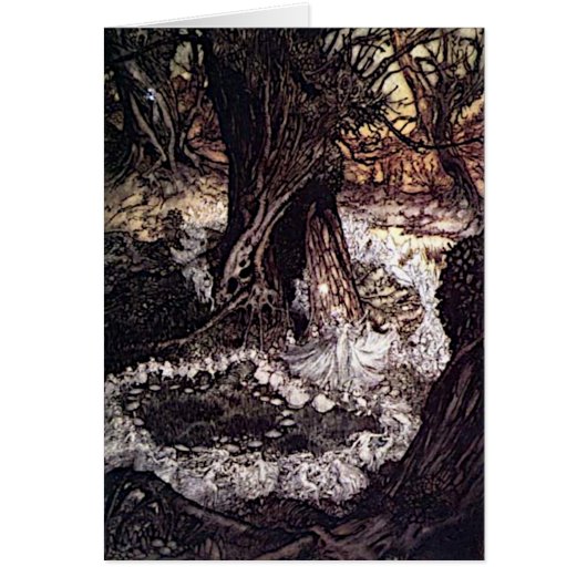 Sprookjeskoningin en feeën in de Bossen (Voorkant)