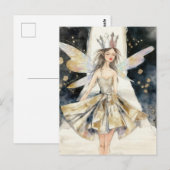 Sprookjeskoningin in de modeshow briefkaart (Voorkant / Achterkant)