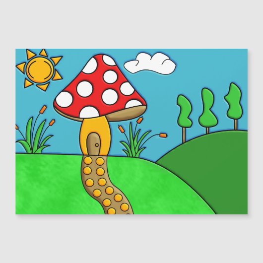 Sprookjeskunst van boszwammen (Voorkant)