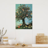 Sprookjeskunstprint Betoverde Bosdans Poster (Keuken)