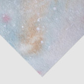 Sprookjeslamp met waterverf sneeuw kerstnacht tissuepapier (Detail)