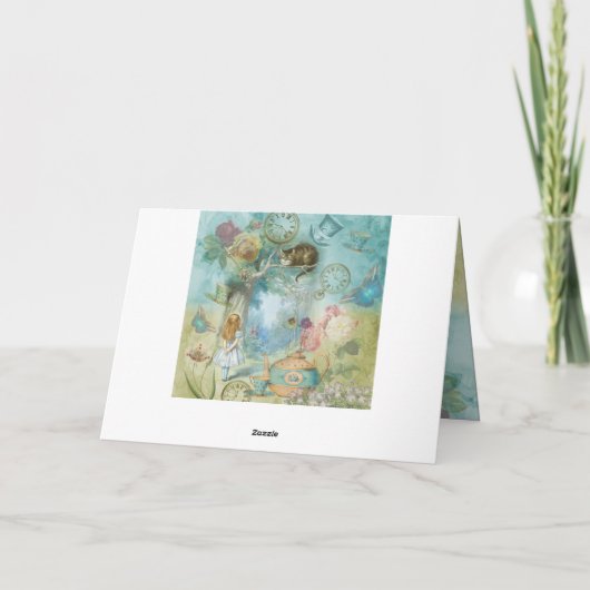 Sprookjesland - Alice in Sprookjesland Kaart (Achterkant)