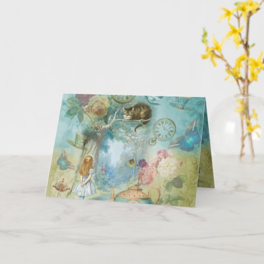 Sprookjesland - Alice in Sprookjesland Kaart (Gele Bloem)