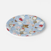 Sprookjesland Alice Pattern Papieren Bordje (Gekanteld)