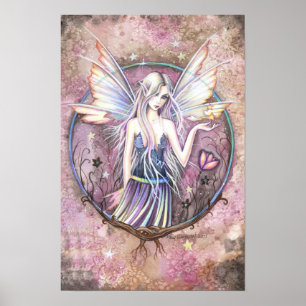 Sprookjesland Fee Fantasie Kunst Poster Print