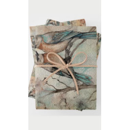 Sprookjesland Lente Bos Vogels No1 Inpakpapier Vel