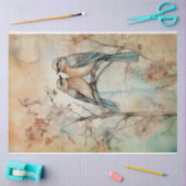 Sprookjesland Lente Bos Vogels No1 Tissuepapier (Craft)