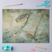 Sprookjesland Lente Bos Vogels No2 Tissuepapier (Craft)