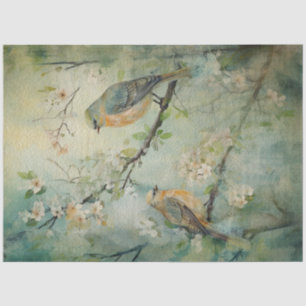 Sprookjesland Lente Bos Vogels No2 Tissuepapier