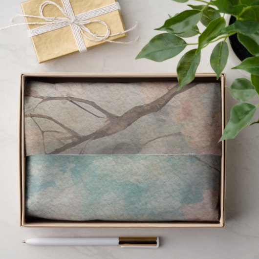 Sprookjesland Lente Bos Vogels No3 Tissuepapier (Geschenk)