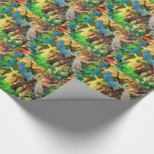 sprookjesmensen in het bos cadeaupapier (Hoek)