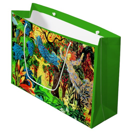 Sprookjesmensen in het bos groot cadeauzakje (Voorkant Gekanteld)