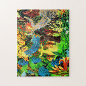 sprookjesmensen in het bos legpuzzel (Verticaal)