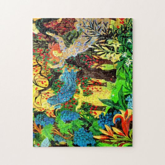 sprookjesmensen in het bos legpuzzel (Verticaal)