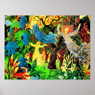sprookjesmensen in het bos poster