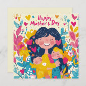 Sprookjesmoederdagkaart Feestdagenkaart (Voorkant / Achterkant)