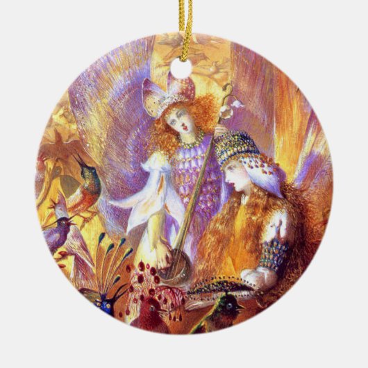 Sprookjesmuziek Keramisch Ornament (Voorkant)