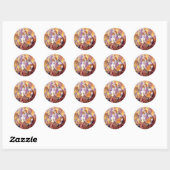 Sprookjesmuziek Ronde Sticker (Vel)