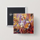 Sprookjesmuziek Vierkante Button 5,1 Cm (Voorkant /achterkant)
