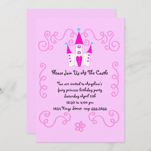 sprookjesnodiger kaart (Voorkant / Achterkant)