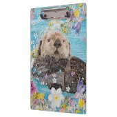 Sprookjesotter in de rivier van de bloemen klembord (Links)