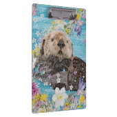 Sprookjesotter in de rivier van de bloemen klembord (Rechts)