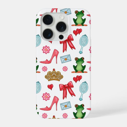 Sprookjespatroon telefoonhoesje iPhone hoesje (Achterkant)