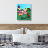 Sprookjespicknick Canvas Afdruk (Insitu (Slaapkamer))