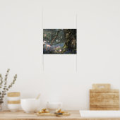 Sprookjesposter met Sprookjesdeur Poster (Keuken)