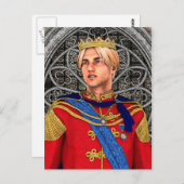 Sprookjesprins Briefkaart (Voorkant / Achterkant)