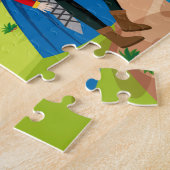 Sprookjesprins en prinses avontuur legpuzzel (Zijkant)