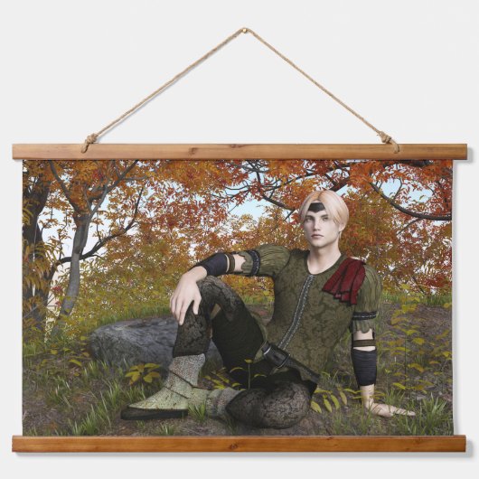 Sprookjesprins Hangend Wandkleed (Voorkant)