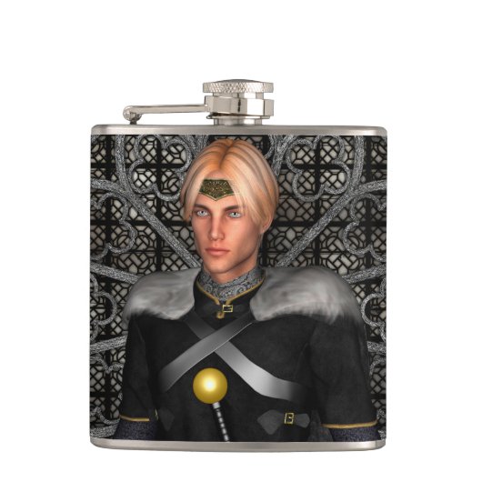 Sprookjesprins Heupfles (Voorkant)