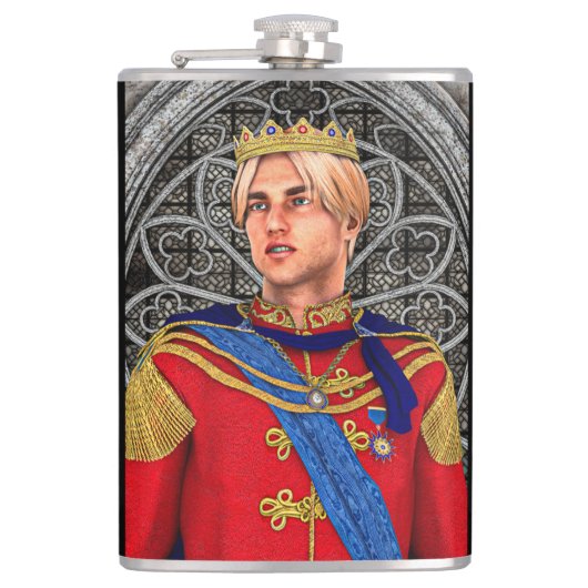 Sprookjesprins Heupfles (Voorkant)