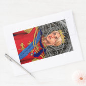 Sprookjesprins Rechthoekige Sticker (Envelop)