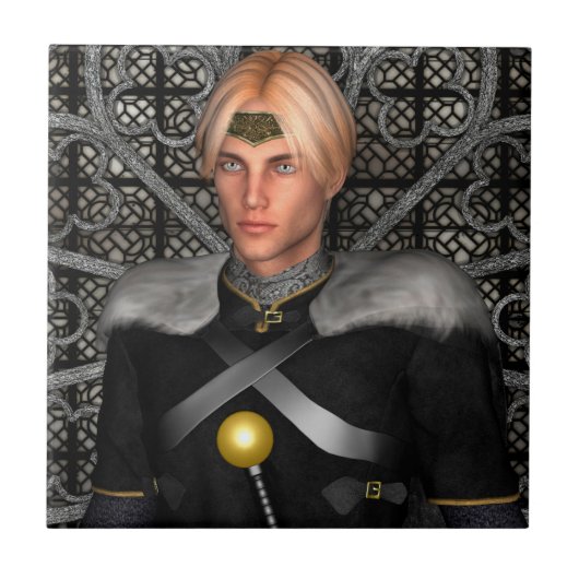 Sprookjesprins Tegeltje (Voorkant)