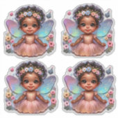 Sprookjesprinsen met vonkende vleugels sticker (Voorkant)