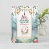 Sprookjesprinses 2e verjaardag sprookje Fairycore Kaart (Staand voorkant)